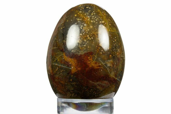 Polished Agate/Jasper Egg - Australia #312705